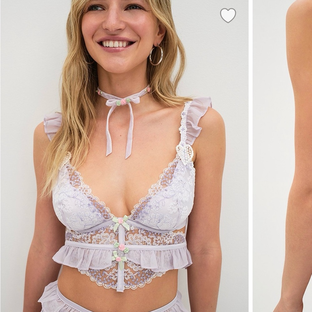 For Love and Lemon Lavender Bustier